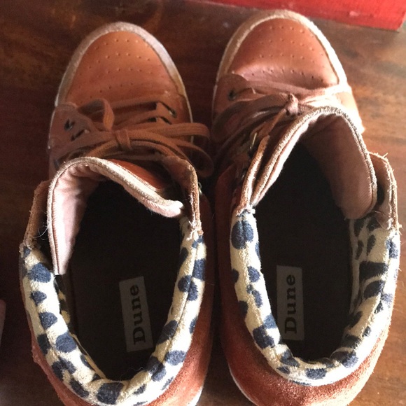 DUNE London leopard accent high top - Picture 6 of 8